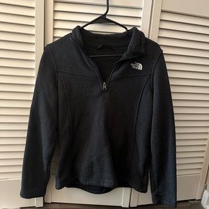 Grey north face quarter zip!